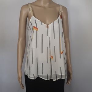 Skies are Blue Strappy Summer Top - EUC